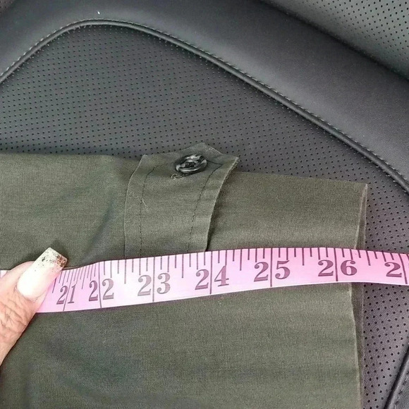 Vintage London Fog Maincoats Army green 40 Long winter coat - Picture 14 of 17